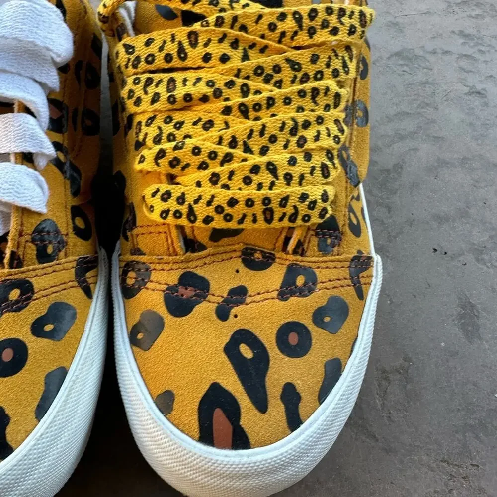 Vans X Imran Potato Sneakers in Leopard Golden Glow size 6.5 Mens / 8 Women's